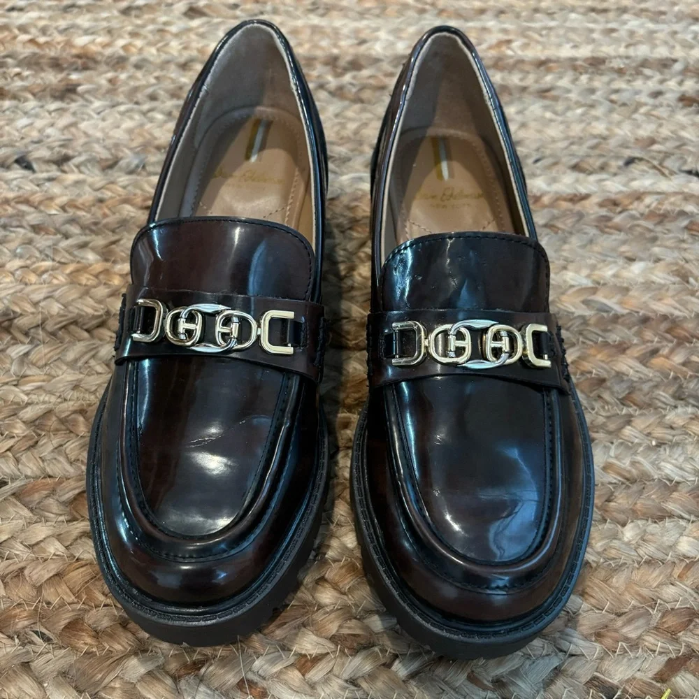 Sam Edelman Size 7 Brown Chunky Teagan Loafer - Picture 1 of 10